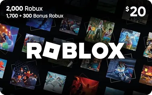 Tarjeta Roblox 20USD